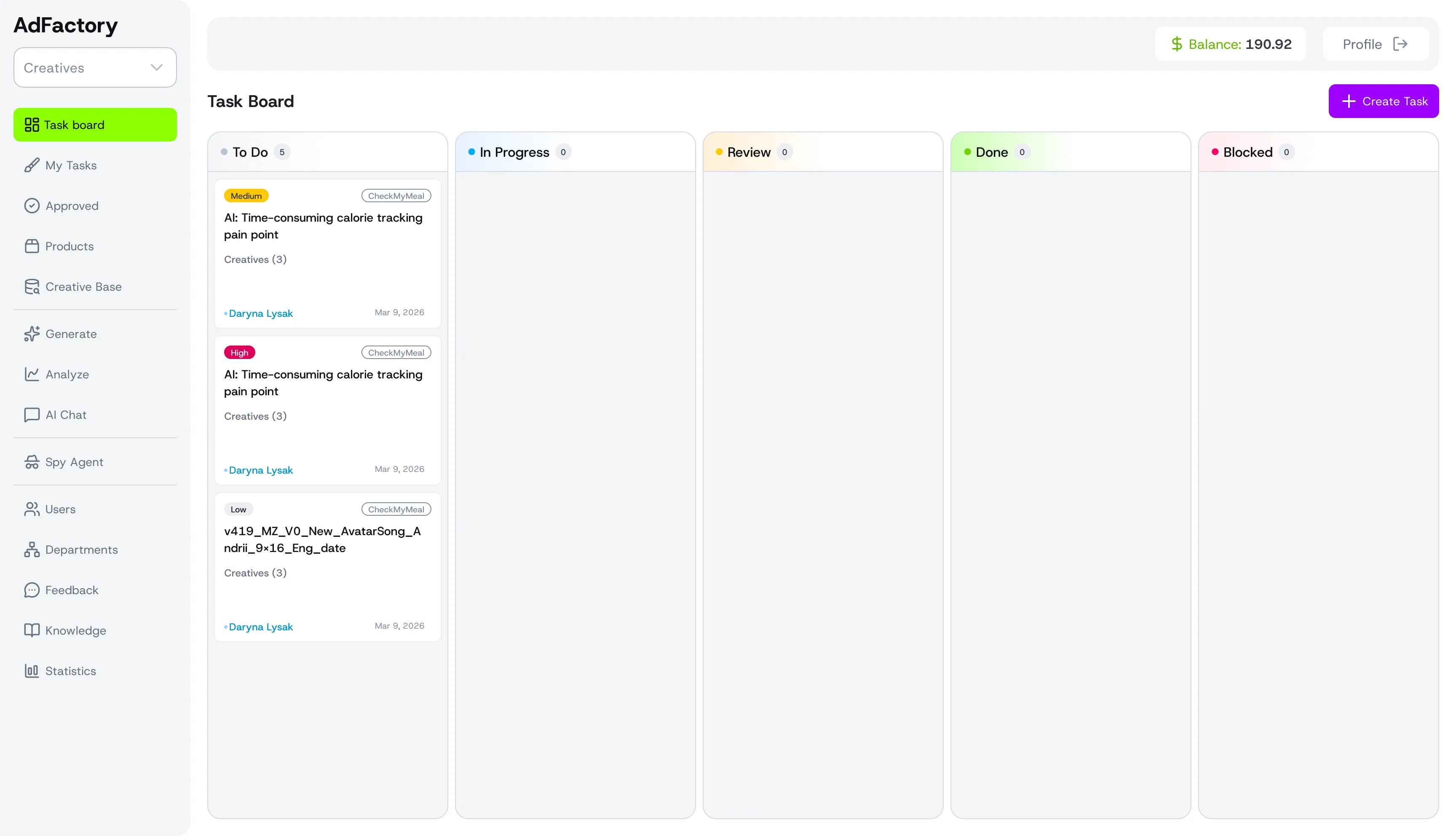 Task Board
